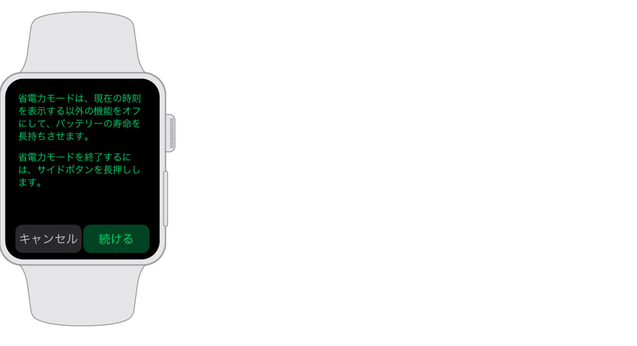 Apple watchを省電力モードにする方法 2/2