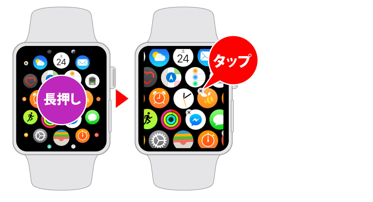 Apple Watchでアプリをアンインストールする方法
